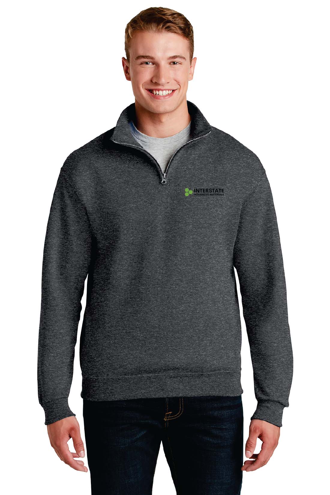 半額満載！スーパーSALE グランドセール！ Wearables :: Sweatshirts :: Jerzees 1/4 Zip Cadet Collar トップス