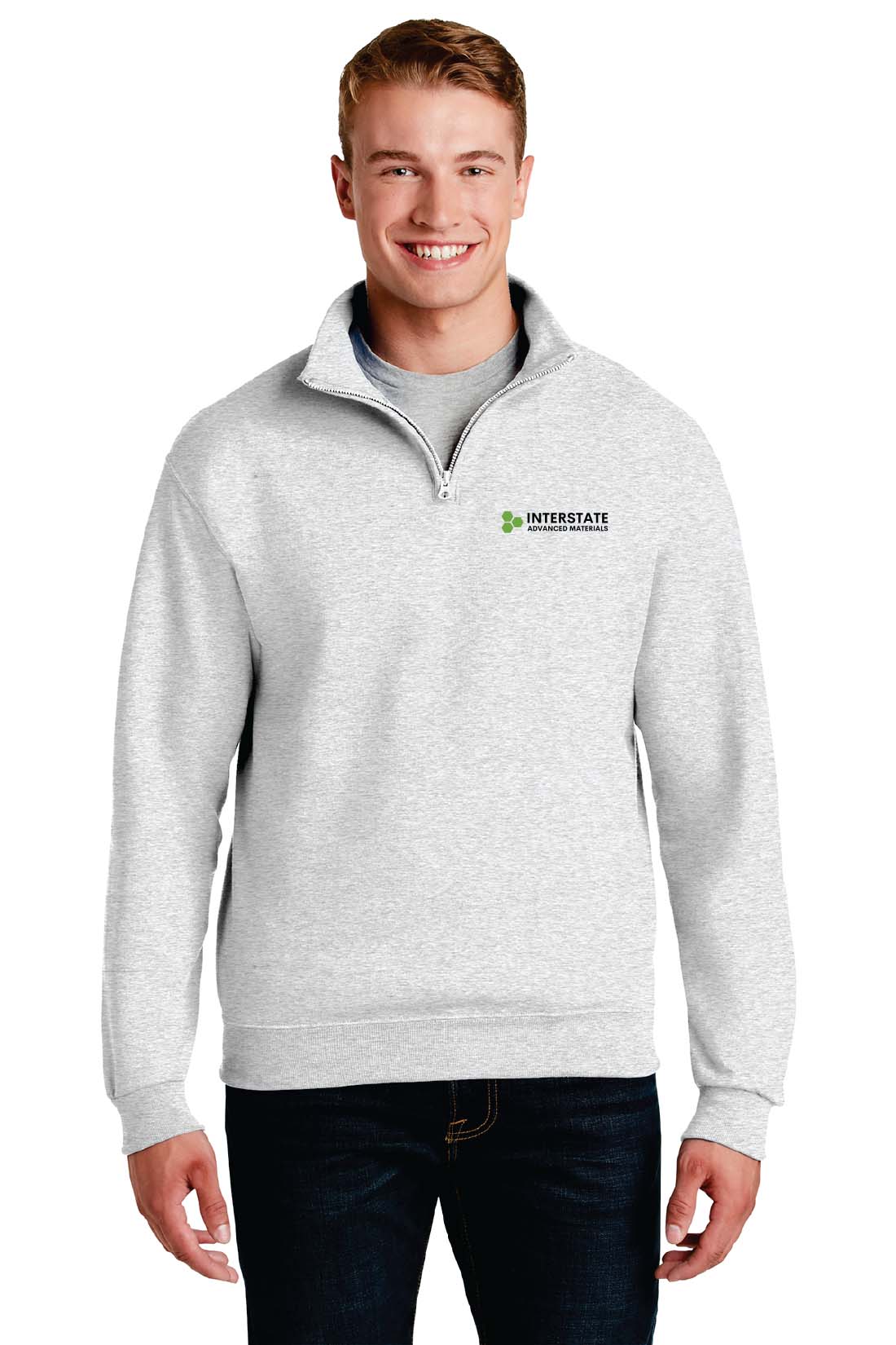 Wearables :: Sweatshirts :: Jerzees 1/4 Zip Cadet Collar